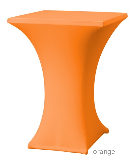 Stretchhusse Quadrat orange