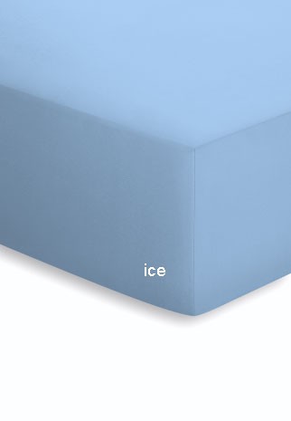 Mako-Jersey Spannbetttuch ice