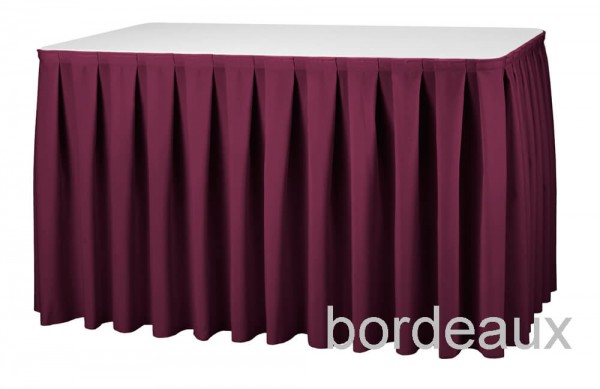 Skirting Kellerfalte bordeaux